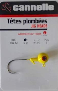 Cannelle 982Bz 12gr. 3/0 Jig Head